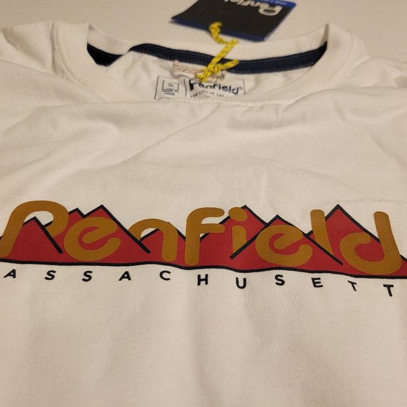 Penfield Men's Small Peak Short Sleeve T-Shirt White - Picture 4 of 5